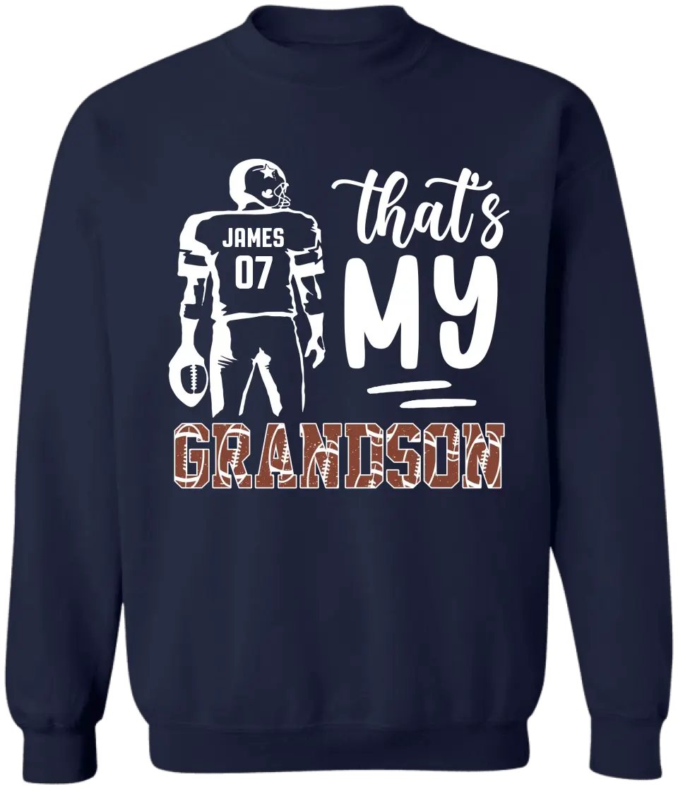 That's My Grandson - Personalized T-Shirt, Sport Gift  - TS93YV