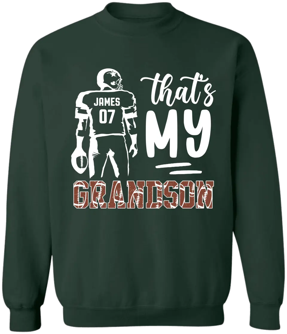 That's My Grandson - Personalized T-Shirt, Sport Gift  - TS93YV