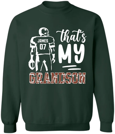 That's My Grandson - Personalized T-Shirt, Sport Gift  - TS93YV
