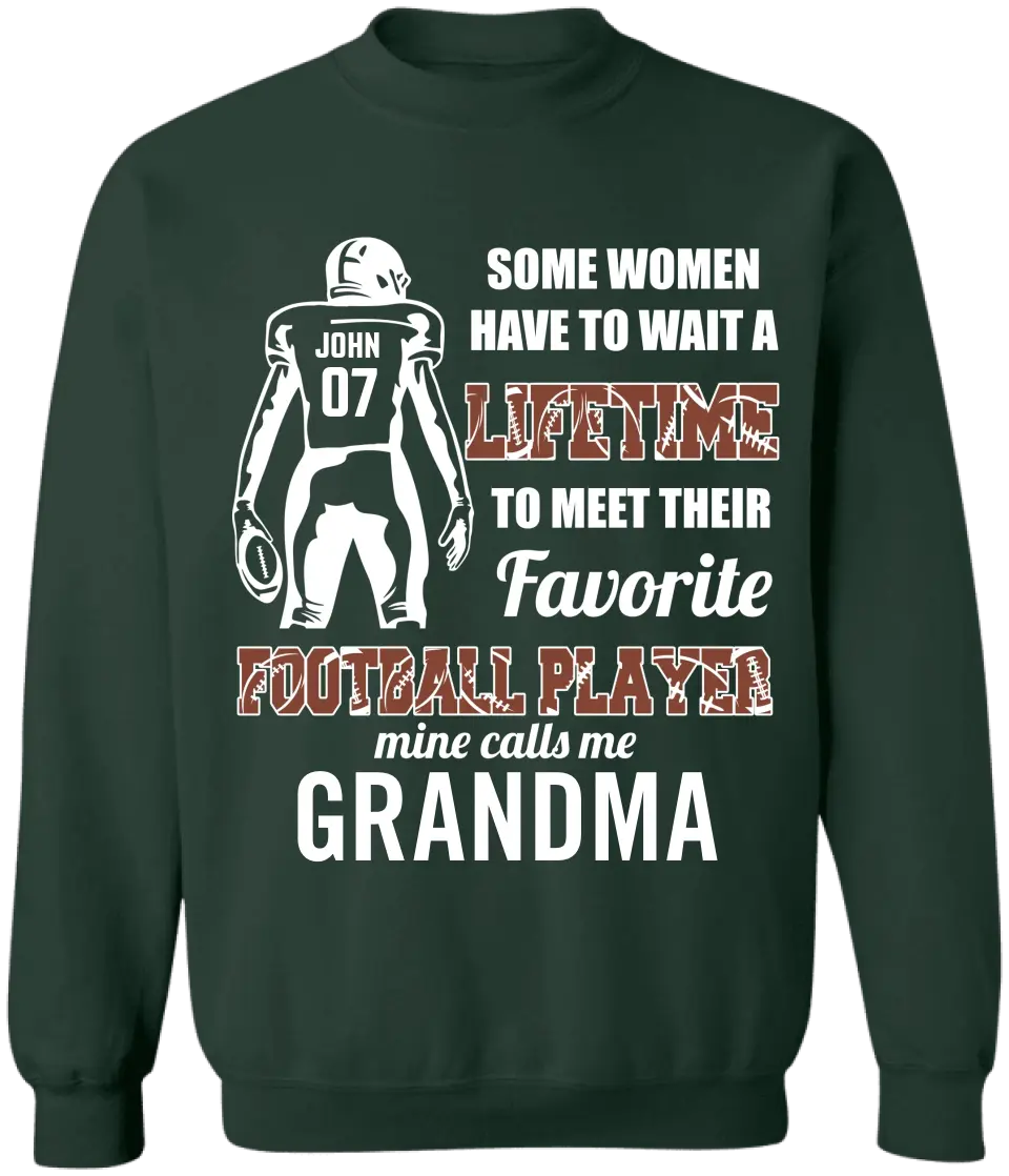 My Favorite Football Player - Personalized T-Shirt, Football Gift - TS90YV