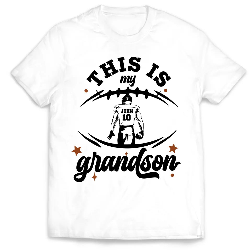 Those Are My Grandsons - Personalized T-Shirt, Sports Fan Gift - TS111YV