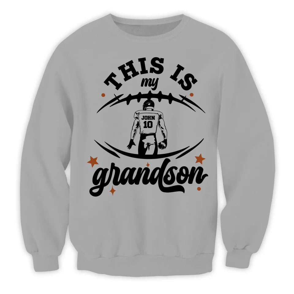 Those Are My Grandsons - Personalized T-Shirt, Sports Fan Gift - TS111YV