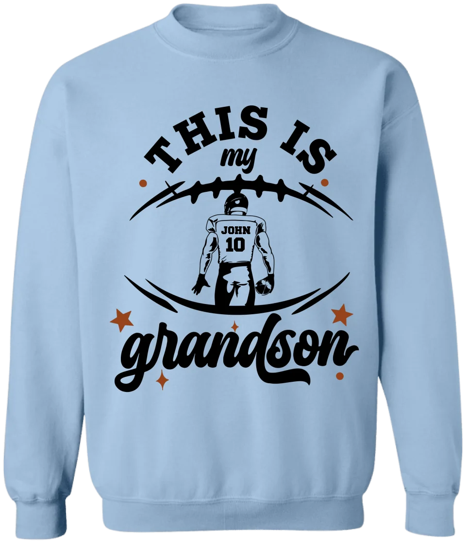 Those Are My Grandsons - Personalized T-Shirt, Sports Fan Gift - TS111YV