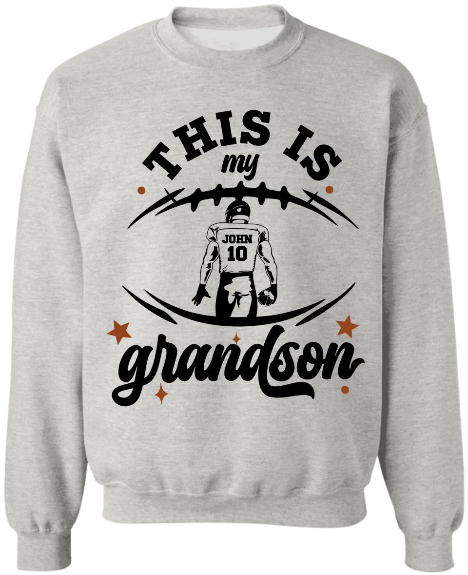 Those Are My Grandsons - Personalized T-Shirt, Sports Fan Gift - TS111YV