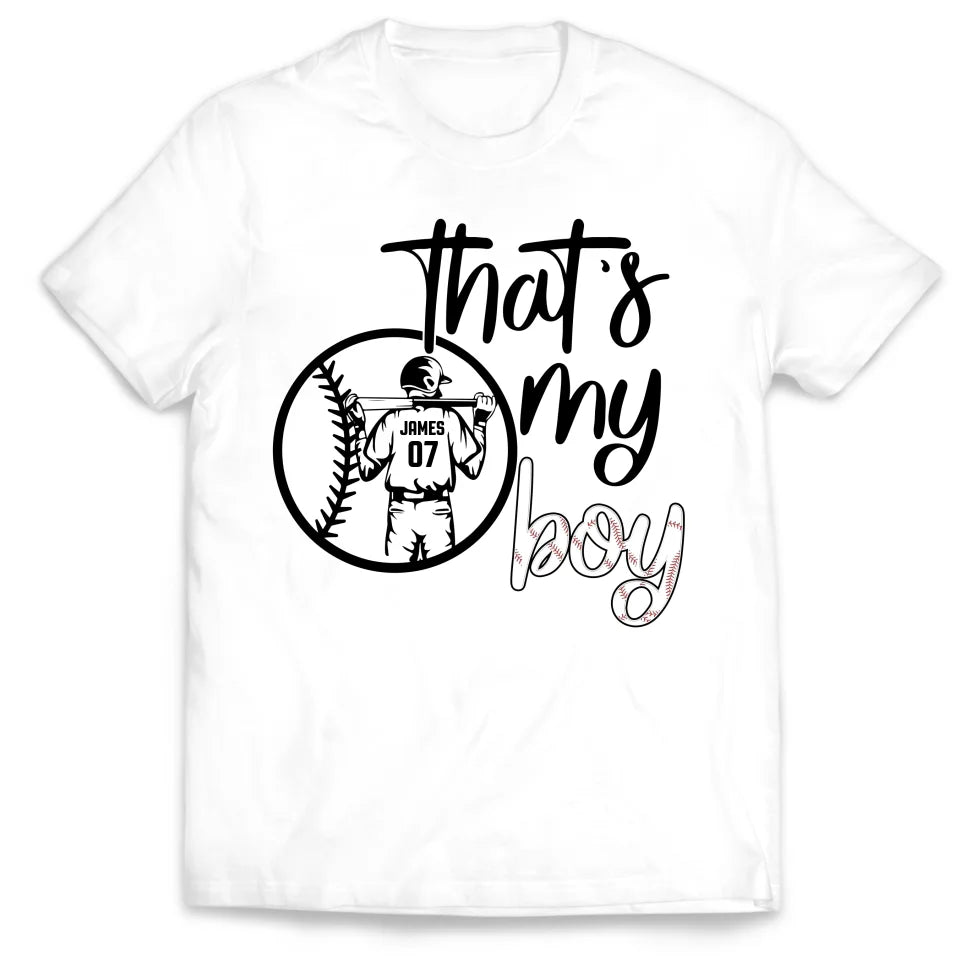 That's My Boy - Personalized T-Shirt, Sports Fan Gift - TS109YV