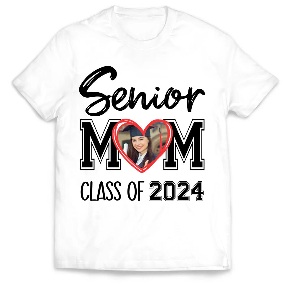 Senior Mom Senior Dad of a Graduation - Personalized T-Shirt, Graduation Mom Shirt - TS246TL