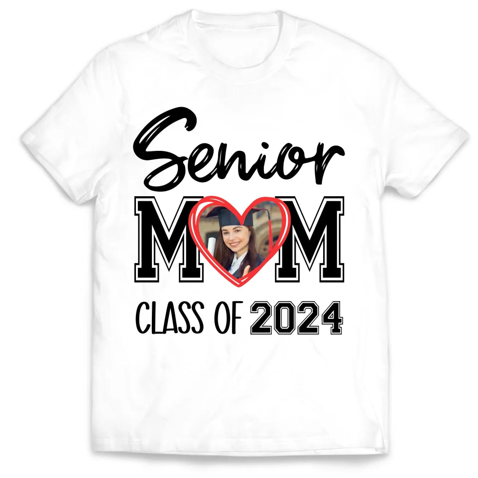 Senior Mom Senior Dad of a Graduation - Personalized T-Shirt, Graduation Mom Shirt - TS246TL