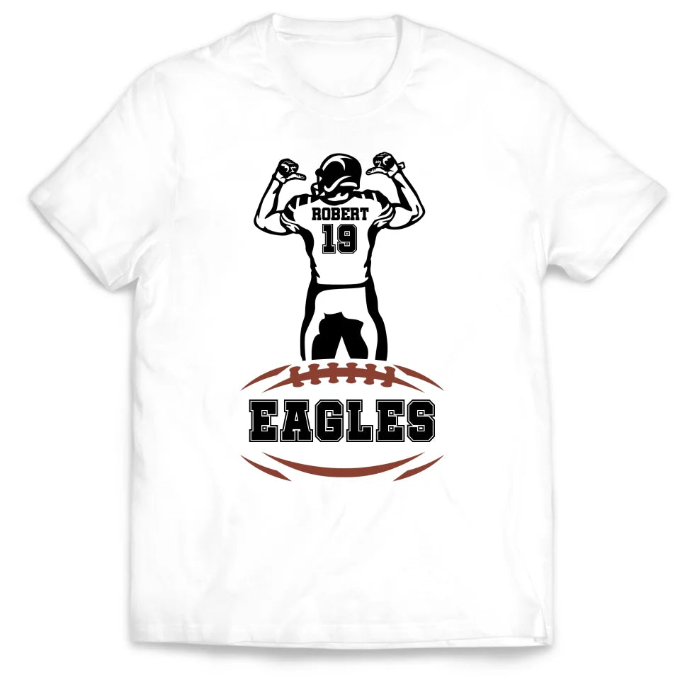 Custom Football Team Name - Personalized T-shirt - TS143Y