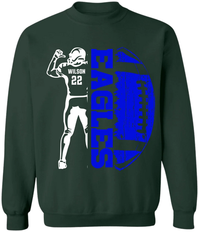 Custom Football Player - Personalized T-shirt, Gift for Football Fans - TS144YV