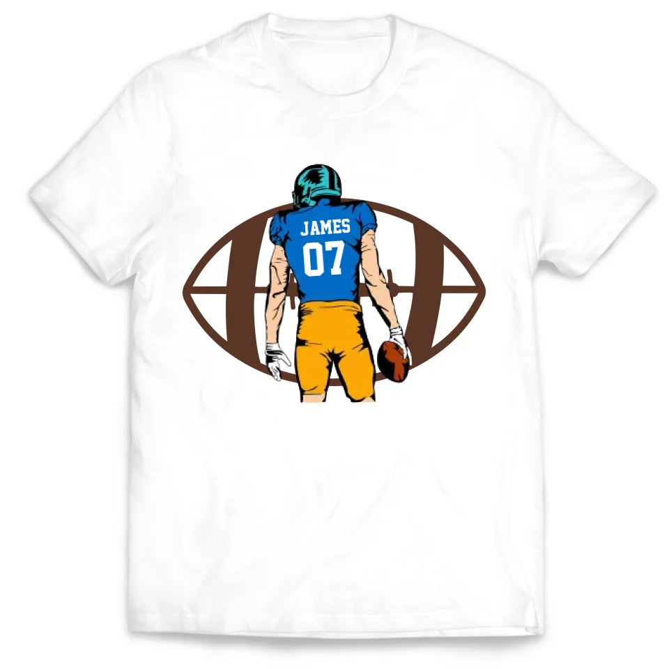 Two Football Players - Personalized T-Shirt, Gift For Football Lovers, Football Fan - TS313AN