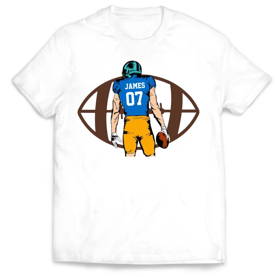 Two Football Players - Personalized T-Shirt, Gift For Football Lovers, Football Fan - TS313AN