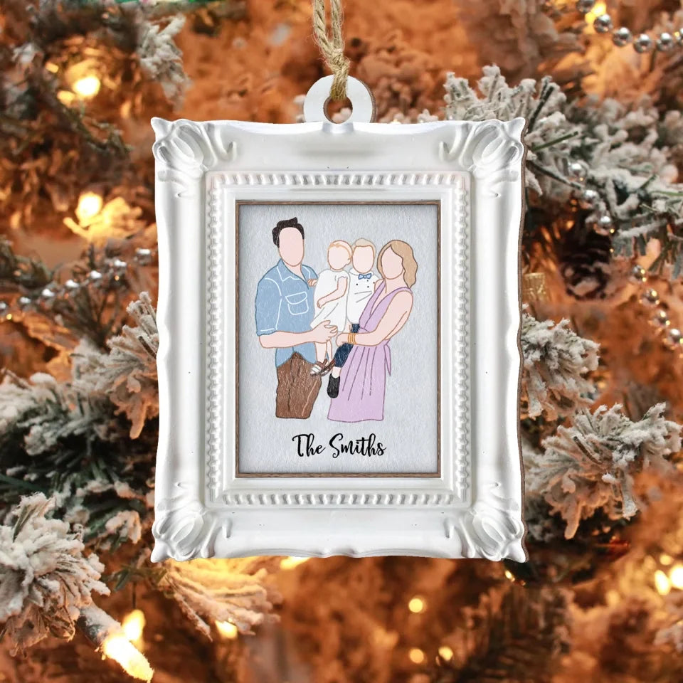 Custom Couple Photo Portrait - Personalized Wooden Ornament, Ornament Gift For Couple, christmas ornament, christmas ornaments, christmas decoration, christmas decor, christmas ornaments, christmas decor, valentines decor,ornament, personalized ornament,xmas,, christmas gift, happy christmas day,ornament, personalized ornament