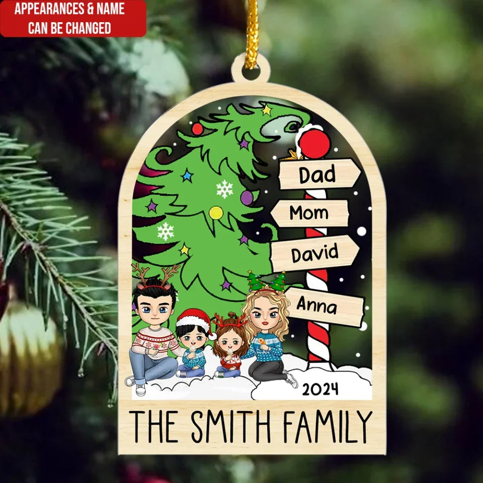 Family Christmas Tree - Personalized Acrylic Ornament, Family Christmas Gift, christmas ornament, christmas ornaments, christmas decoration, christmas decor, christmas ornaments, christmas decor, valentines decor,ornament, personalized ornament,xmas,, christmas gift, happy christmas day,ornament, personalized ornament