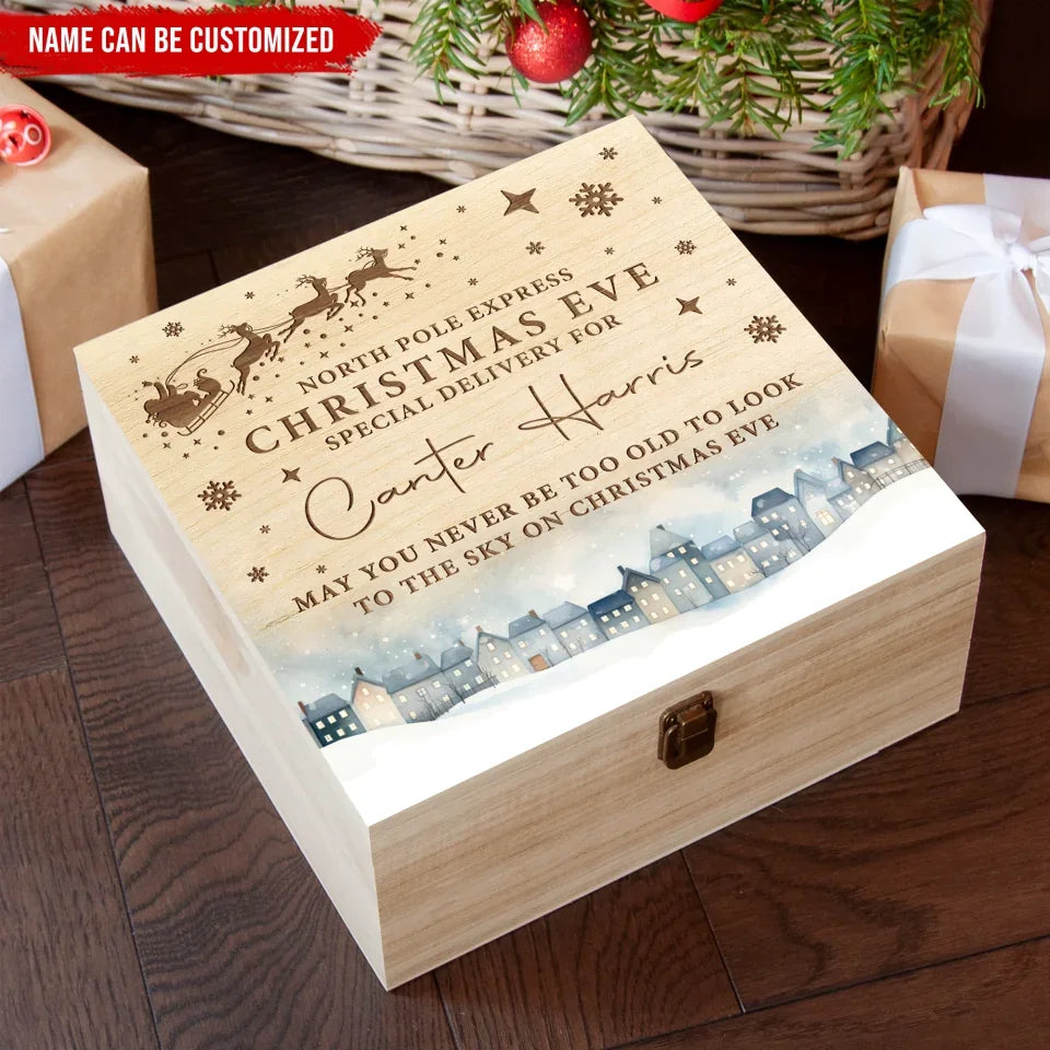 North Pole Express - Personalized Christmas Eve Box, Christmas Gift for Kids, Christmas Gift Box