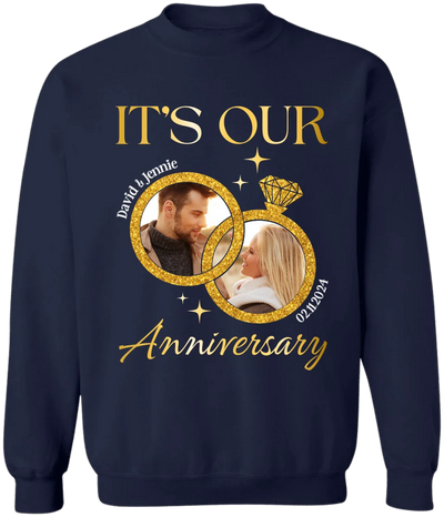 It's Our Anniversary - Personalized T-Shirt, Couple Shirt, Couple Anniversary Shirt - TS490TL