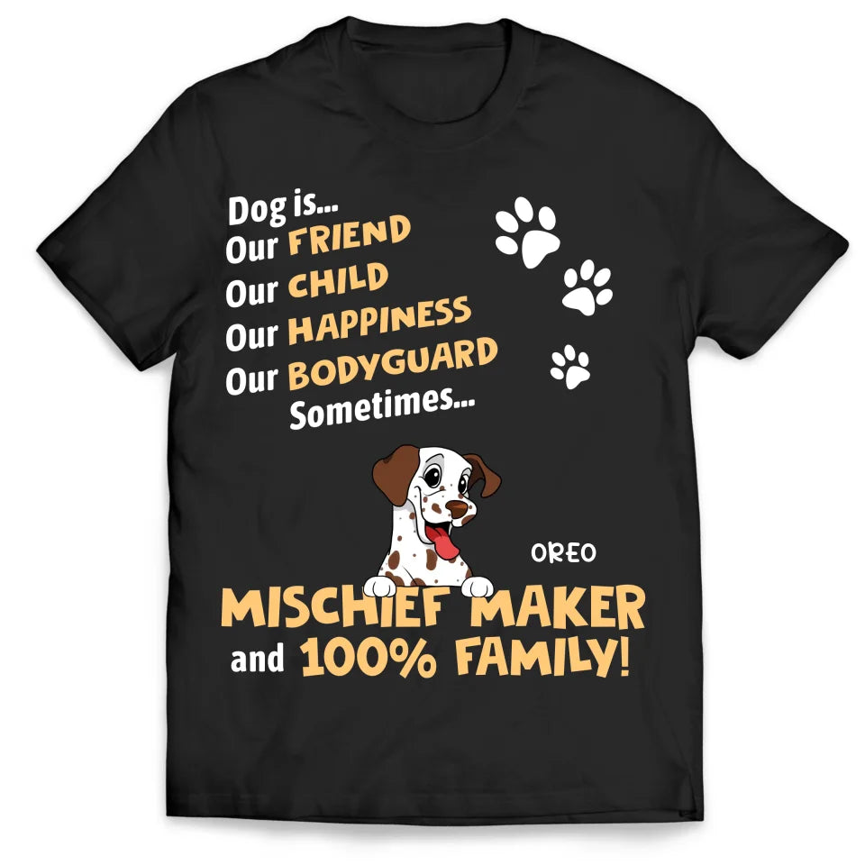 Dogs Are Our Friends Our Children - Personalized T-Shirt, Dog Mom Gift, Dog Lover Gift - TS478YV