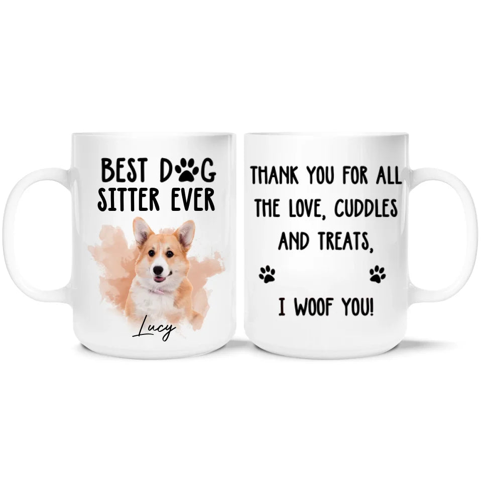 Thank You For All The Love, Cuddles And Treats - Personalized Mug, Gift For Dog Lover - M501TL