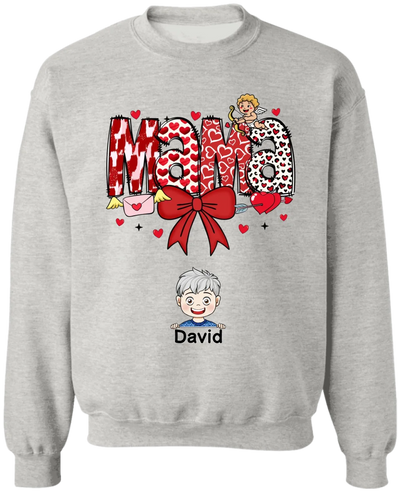 LOVE Grandma - Personalized T-Shirt, Gift For Grandma/ Mom/ Grandpa/ Family, Family LOVE Shirt  - TS611AN
