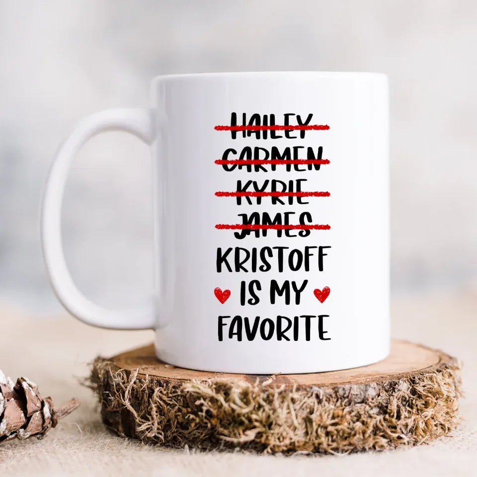 Favorite Child Gave Me This Mug - Personalized Mug, Funny Gift For Family