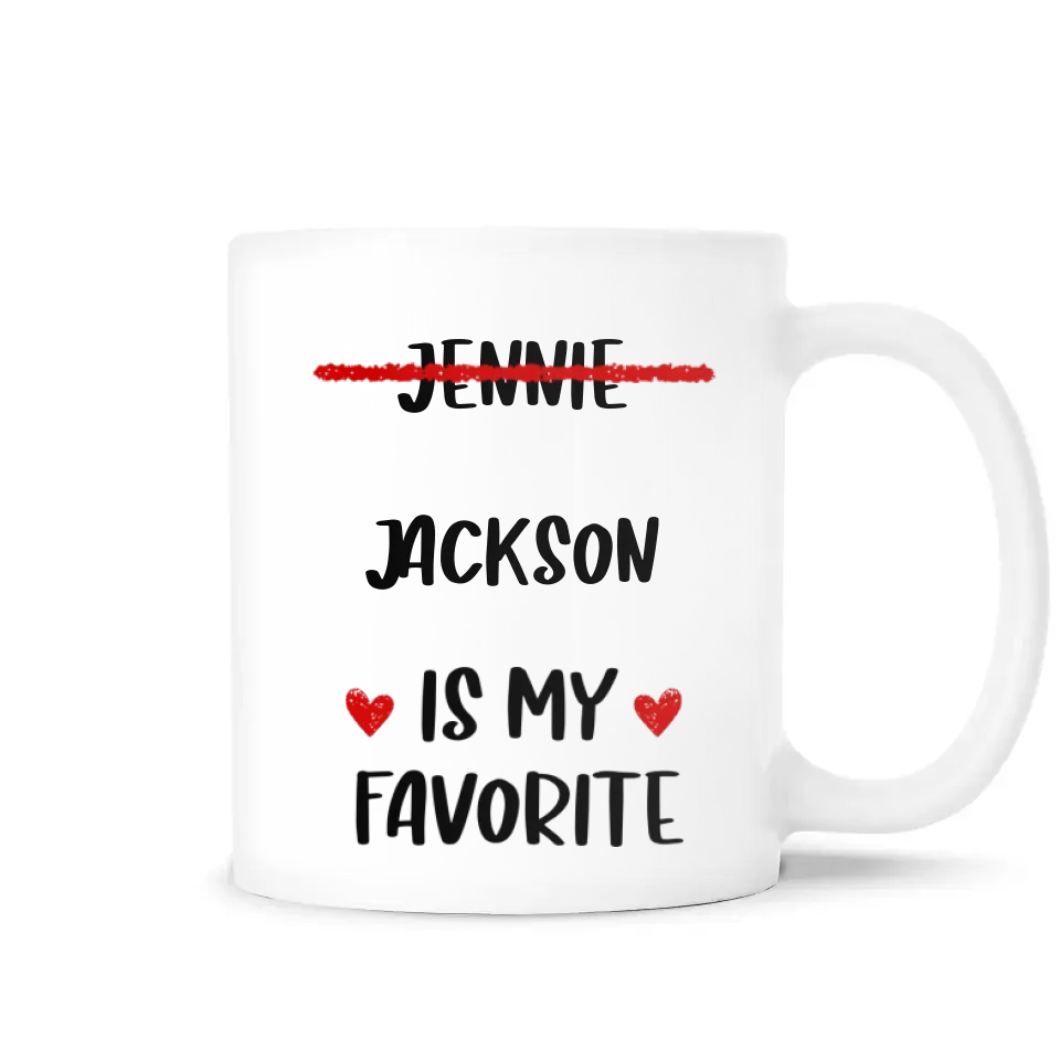 Favorite Child Gave Me This Mug - Personalized Mug, Funny Gift For Family  - M629AN