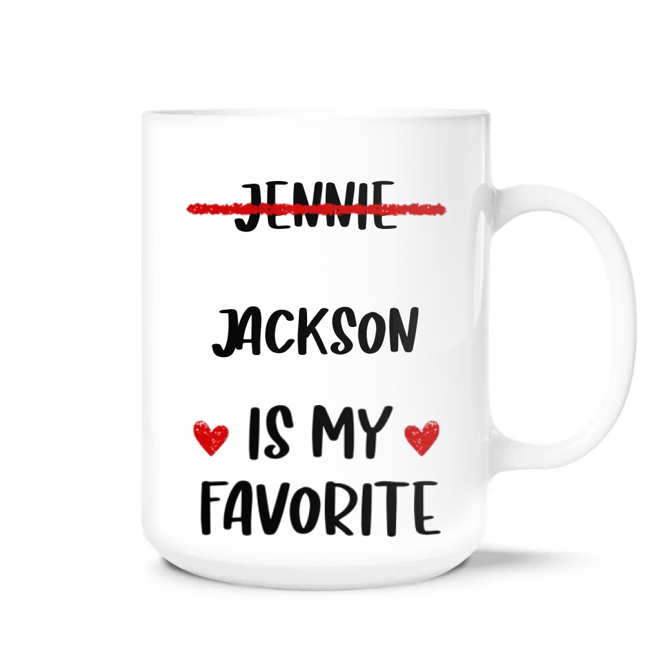 Favorite Child Gave Me This Mug - Personalized Mug, Funny Gift For Family  - M629AN