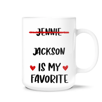 Favorite Child Gave Me This Mug - Personalized Mug, Funny Gift For Family  - M629AN