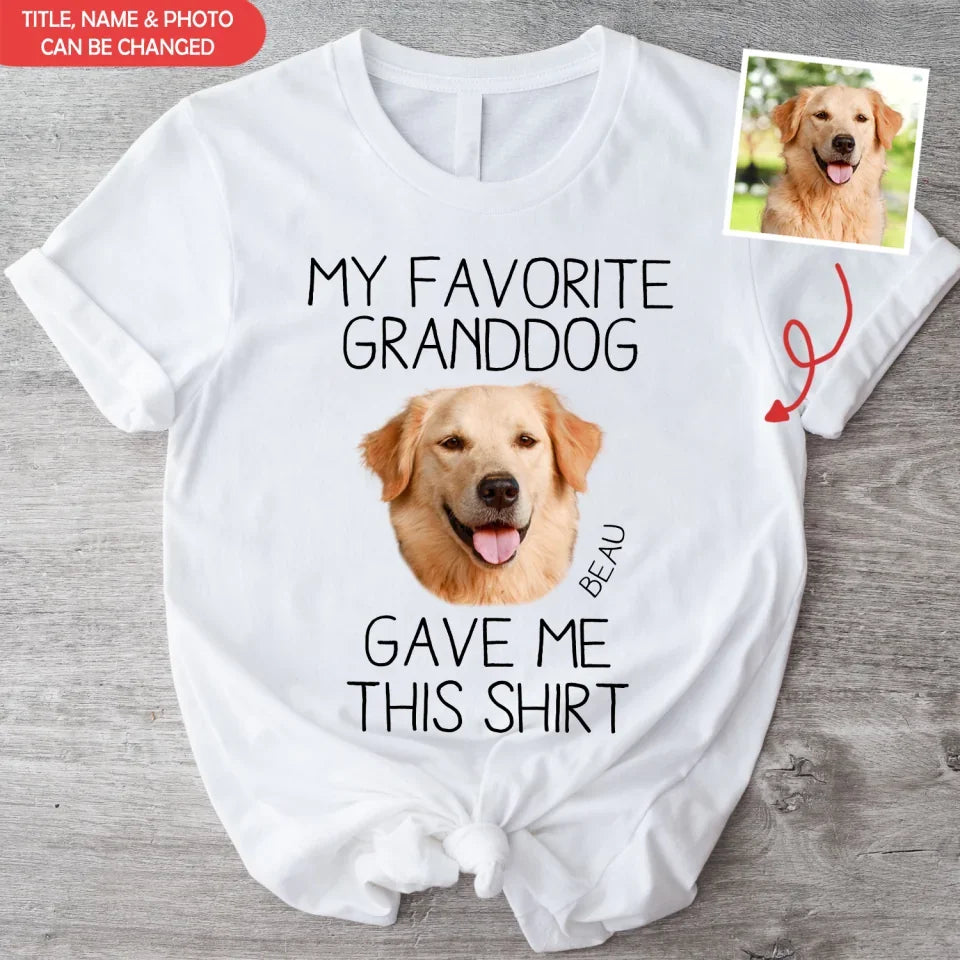 Custom Vintage Pet Unisex - Personalized T-shirt, Pet Photo, Shirts for Humans  - TS525TL