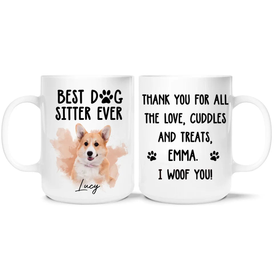 Thank You For All The Love, Cuddles And Treats - Personalized Mug, Gift For Dog Lover - M501TL