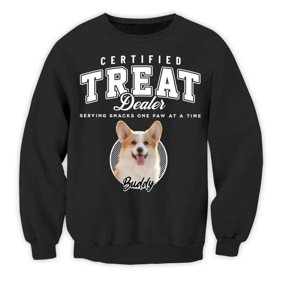 Certified Treat Dealer - Personalized T-Shirt, Gift For Dog Lovers - TS667AN