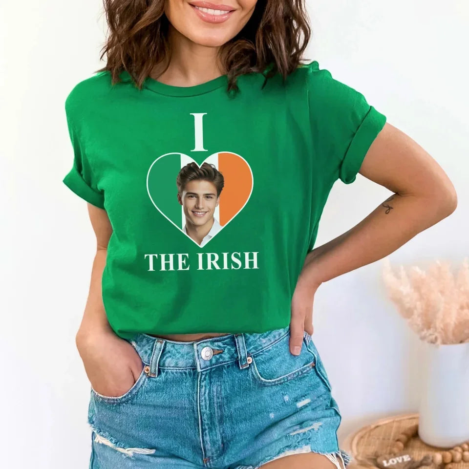 I Love The Irish - Personalized T-Shirt, The Ultimate Irish Lover, patricks day shirt, shamrock shirt, patrick day shirt, st patricks day tee,t-shirt, tee, personalized shirt,st patricks day, saint patricks day, green day, st patricks