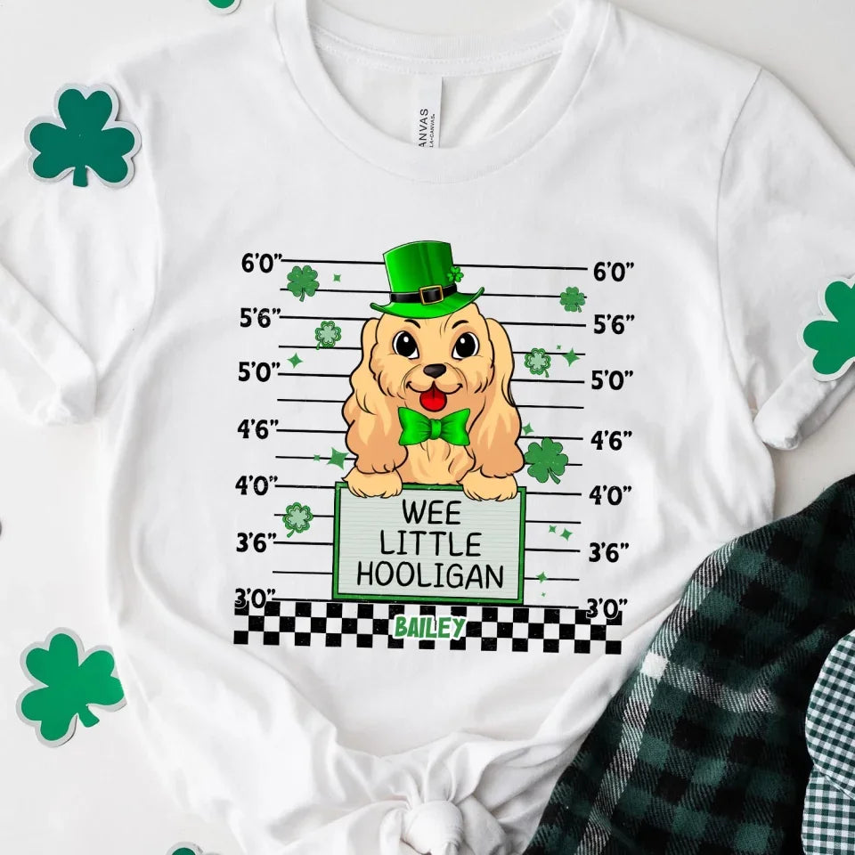 Wee Little Hooligan - Personalized T-Shirt, Gift For Dog Lover - TS541TL