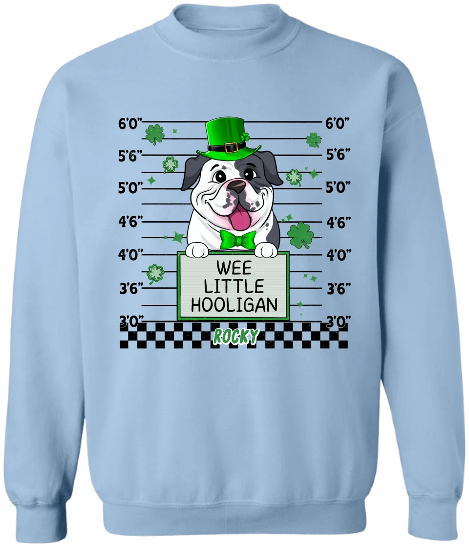 Wee Little Hooligan - Personalized T-Shirt, Gift For Dog Lover - TS541TL