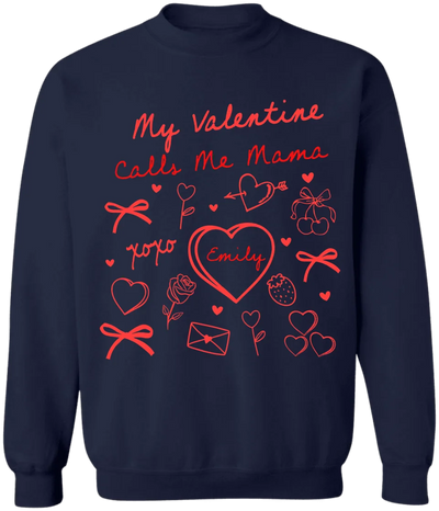 Valentines Day Mama - Personalized T-Shirt, Gift For Family, Mama, Grandma, Love Gift - TS699AN