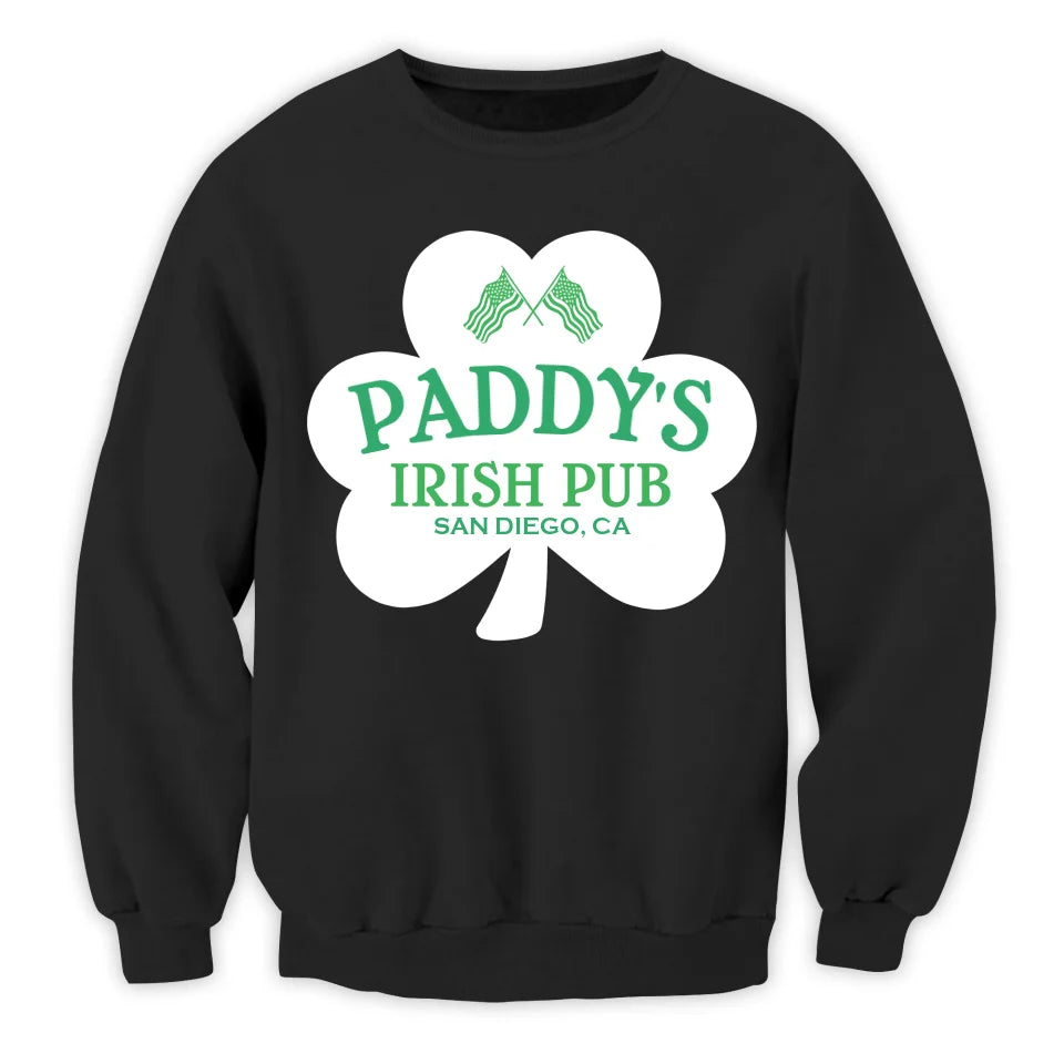 Paddy's Irish Pub - Personalized T-Shirt, Irish Patrick's Day, Patrick's Day Shirt - 125TS02AN