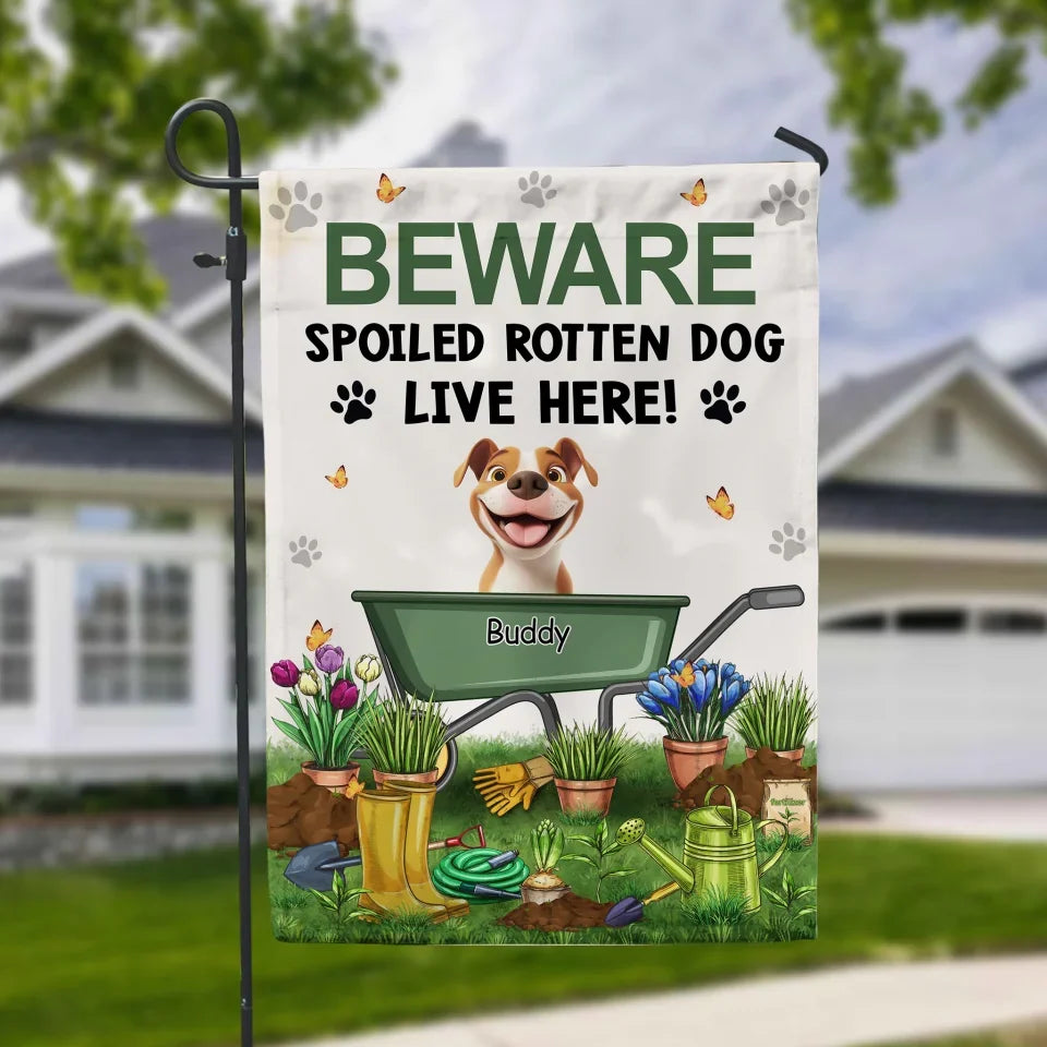 Beware Spoiled Rotten Dogs Live Here mk2