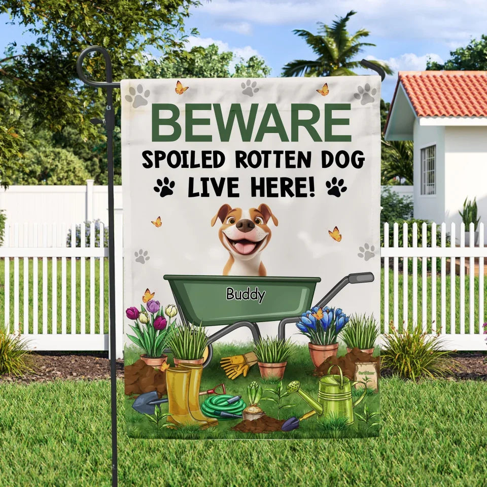 Beware Spoiled Rotten Dogs Live Here mk3