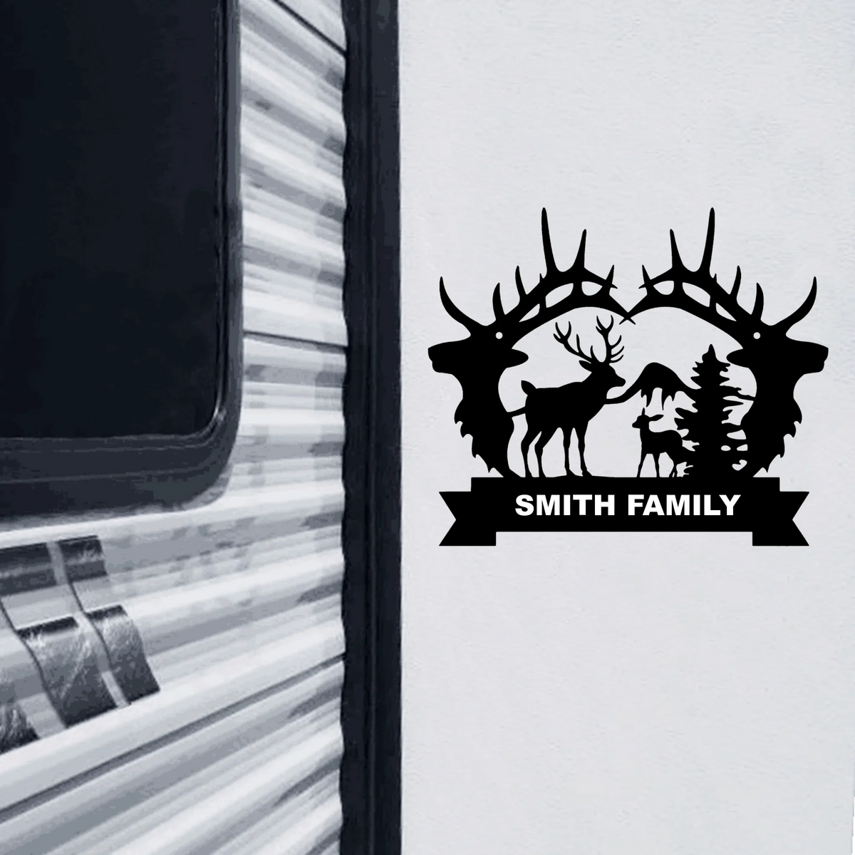 Personalized Camping Decal, Camping Sticker