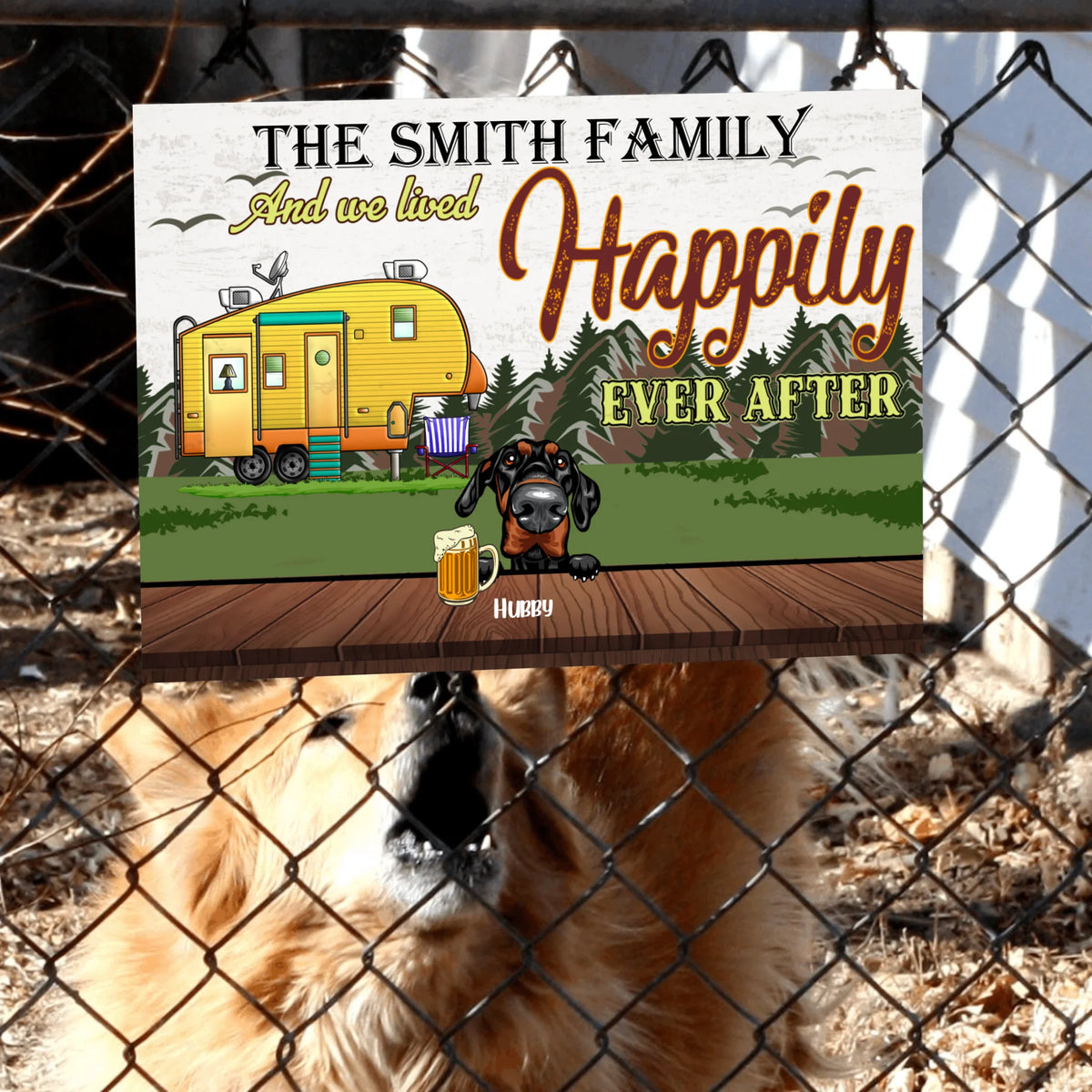 And We Lived Happily Ever After - Metal Sign