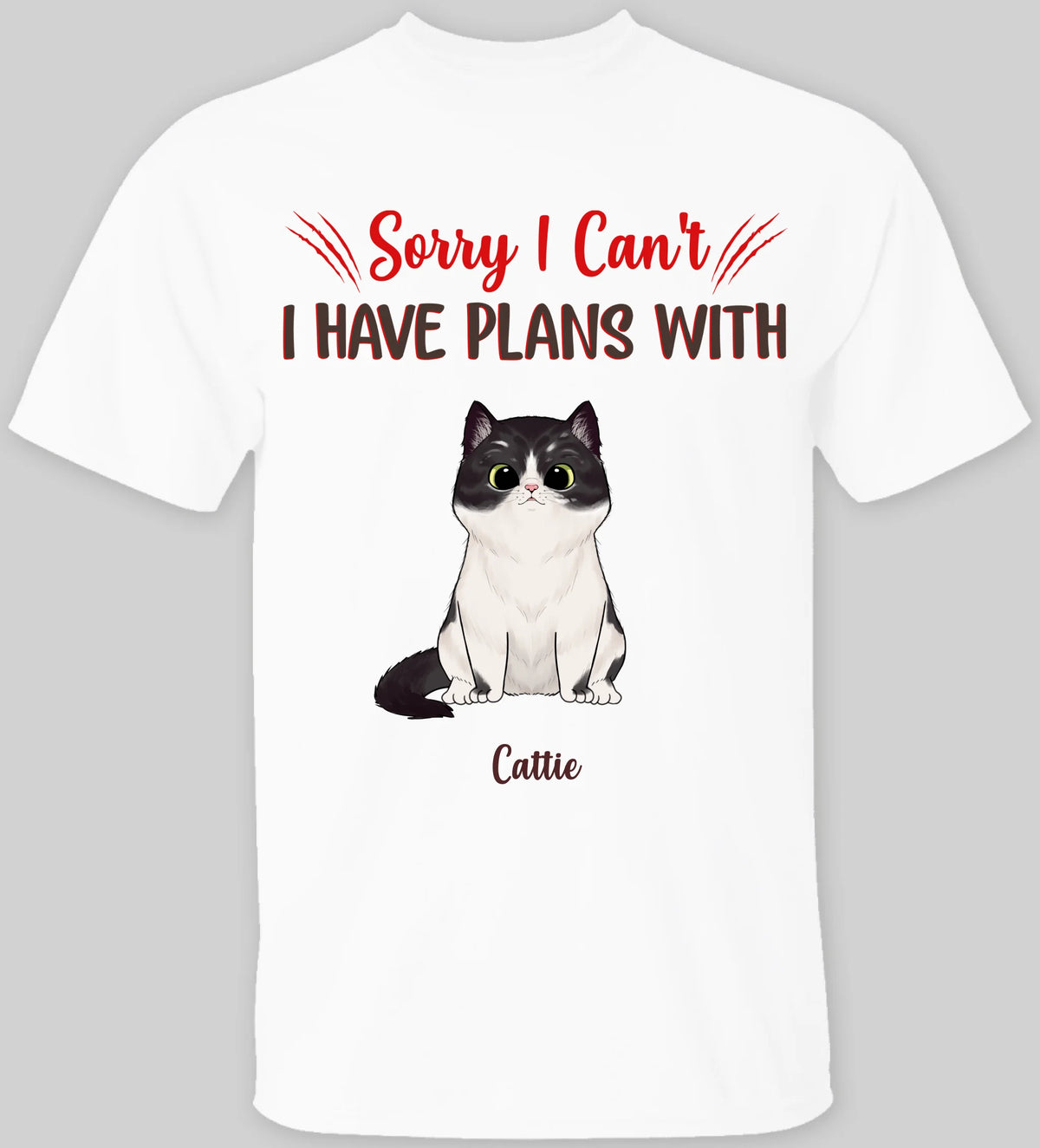 Sorry I Can't I Have Plans With Cats - T-shirt