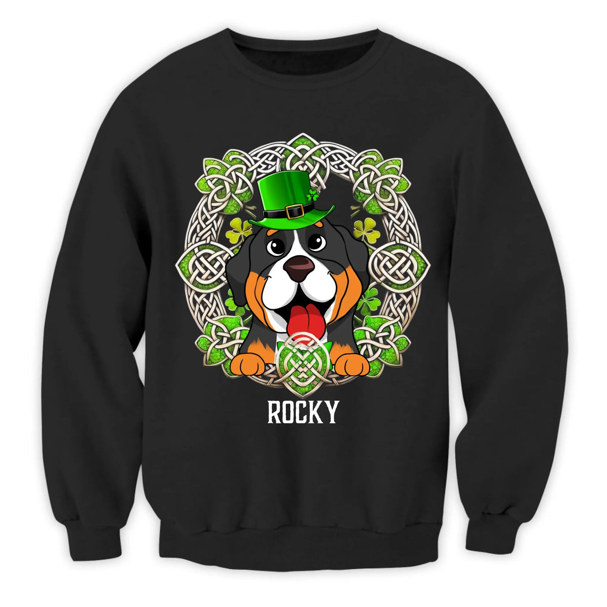 St. Patrick's Dog - Personalized T-Shirt, Gift For Dog Lovers, Happy St. Patrick's Day