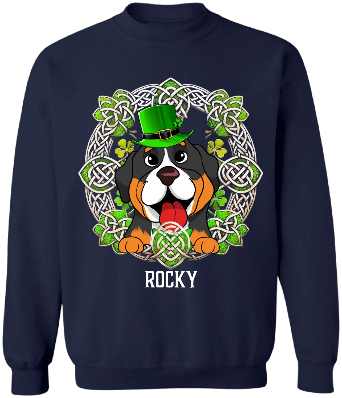 St. Patrick's Dog - Personalized T-Shirt, Gift For Dog Lovers, Happy St. Patrick's Day