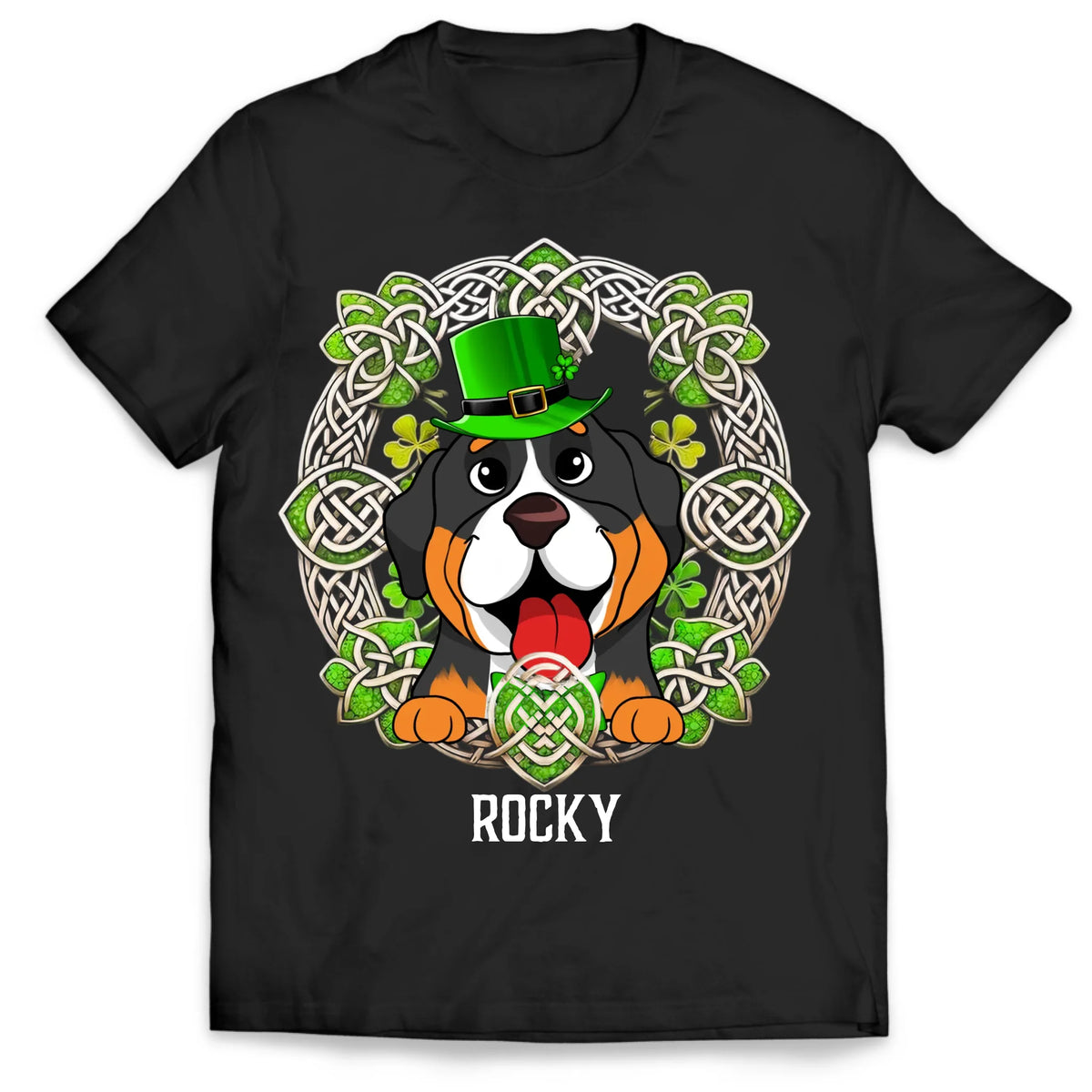 St. Patrick's Dog - Personalized T-Shirt, Gift For Dog Lovers, Happy St. Patrick's Day