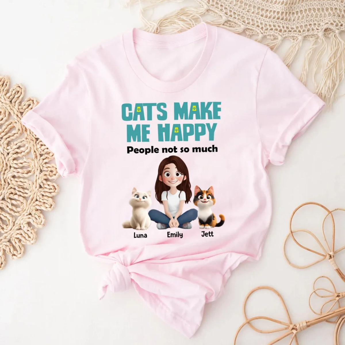 Cats Make Me Happy People Not So Much  mk1