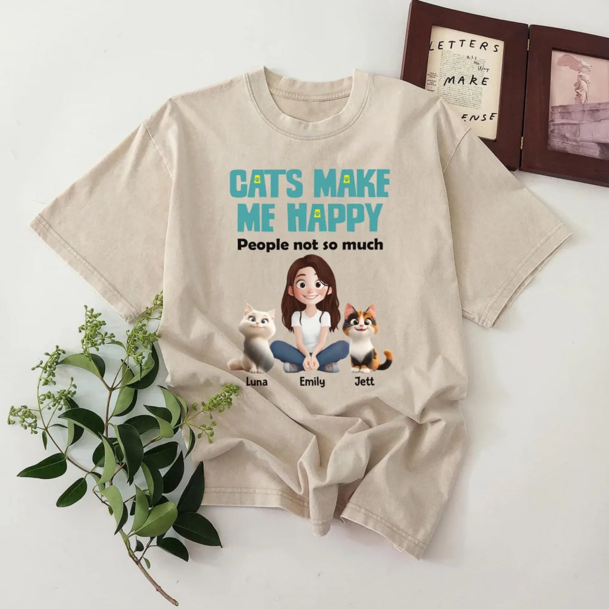 Cats Make Me Happy People Not So Much mk1