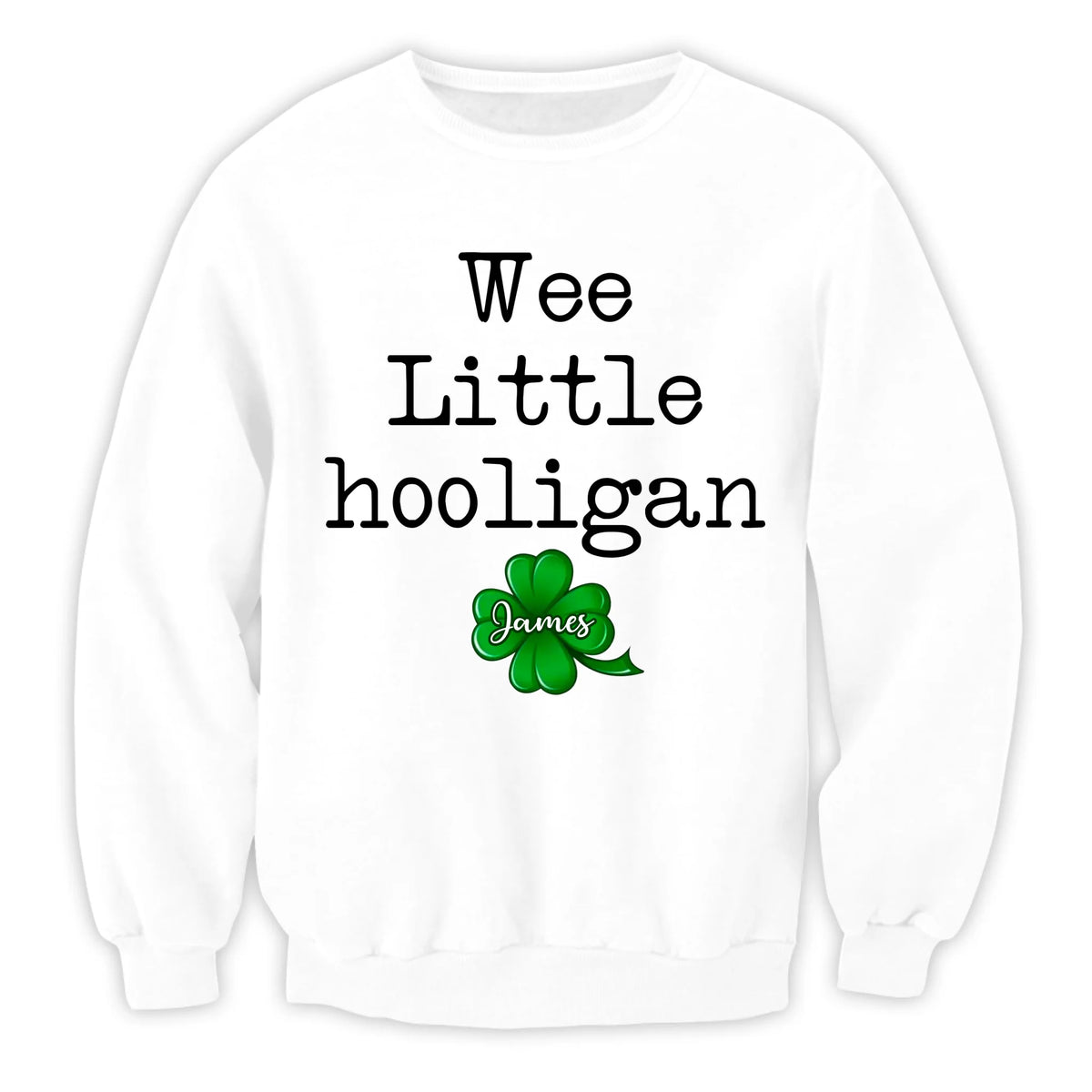 Wee Little Hooligan - Personalized T-Shirt, St. Patrick's Day Gift For Kids