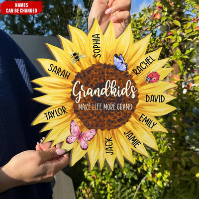Sunflower Grandkids Make Life More Grand mk