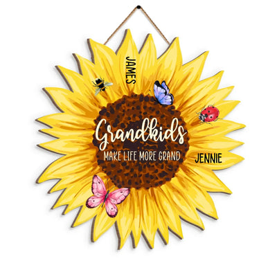 Sunflower Grandkids Make Life More Grand mk