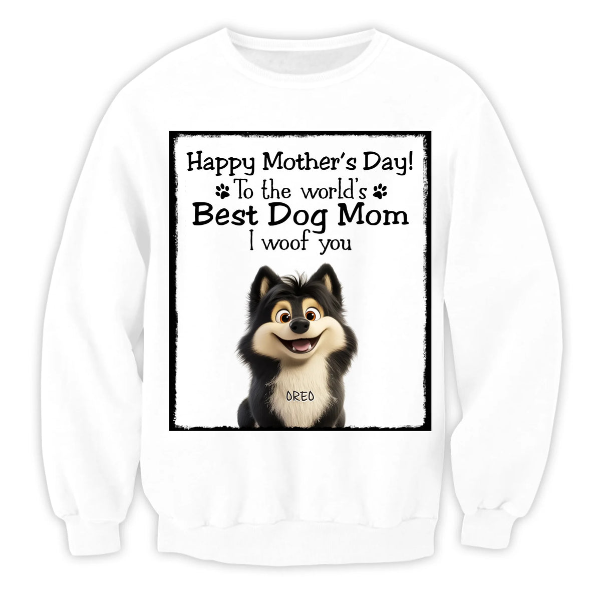Happy Mother's Day To The Best Dog Mom - Personalized T-Shirt, Gift For Dog Lovers