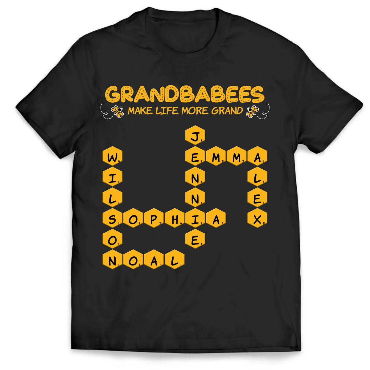 Grandbabees Make Life More Grand - Personalized T-Shirt, Gift For Grandma, Nanny