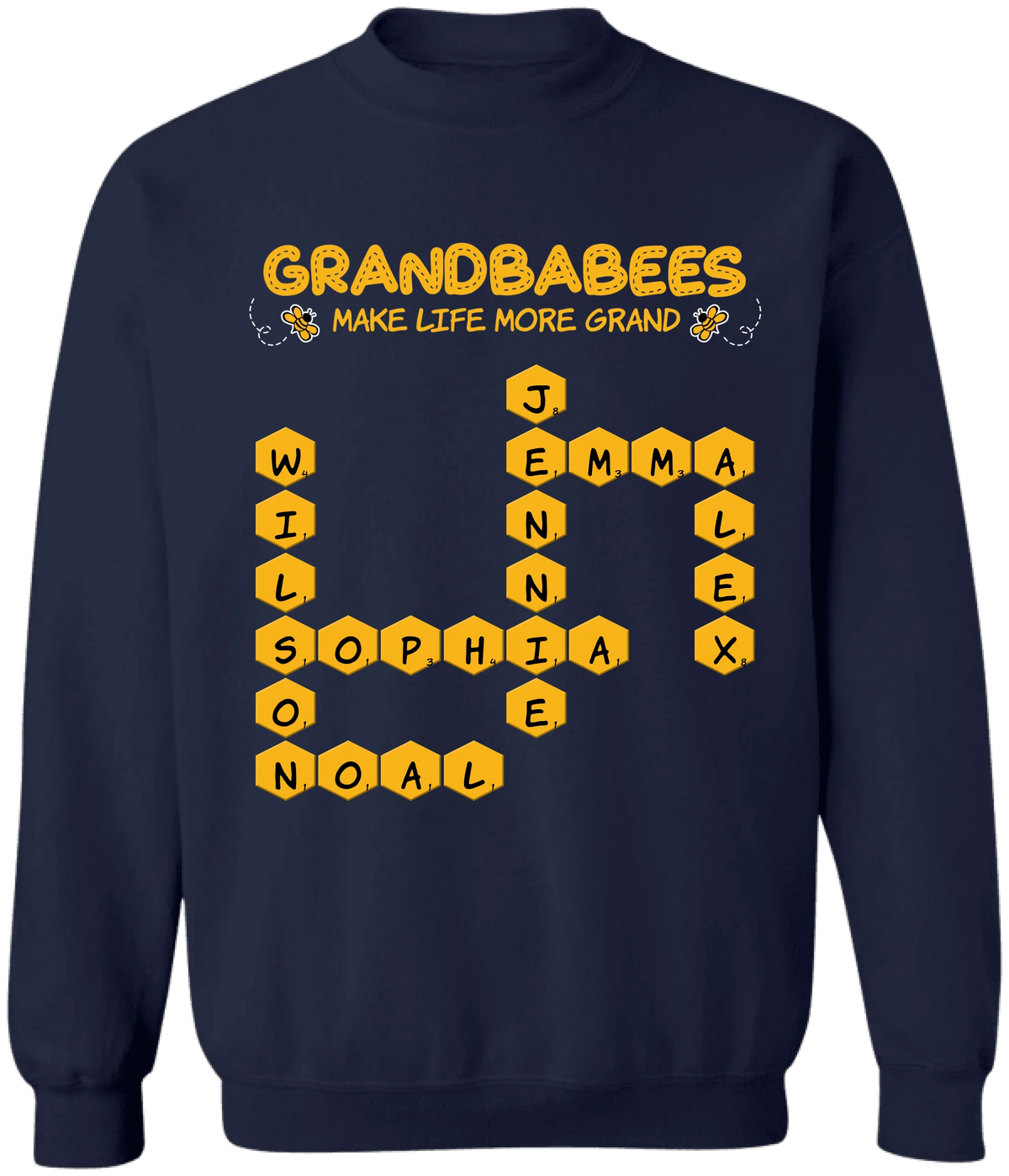Grandbabees Make Life More Grand - Personalized T-Shirt, Gift For Grandma, Nanny